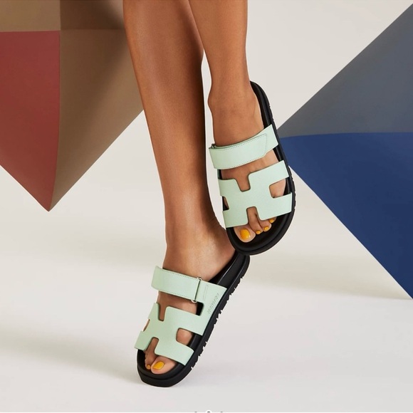 Hermes Shoes - 💚Hermes Chypre Vert Jade (New)💚